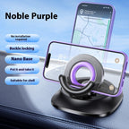 Magnetic Phone Holder With Vacuum Suction Foldable Adjustable Car Mount Magnetic Bracket Suction Nonslip For Busy Commuters