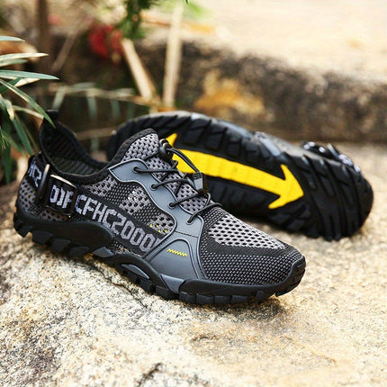Men Quick Dry Lightweight Non Slip Hiking Shoes All Terrain