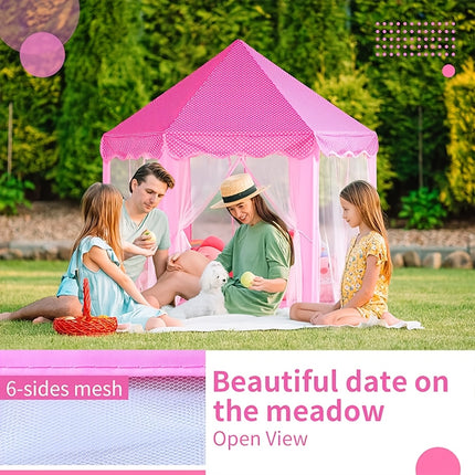 Princess Playhouse Tent With Star Lights Folding Tent