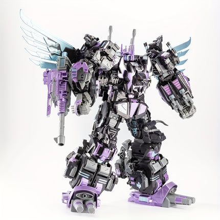 Five in One Transformer Robot with Dynamic Pose Accessories