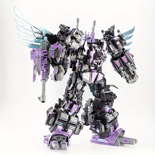 Five in One Transformer Robot with Dynamic Pose Accessories