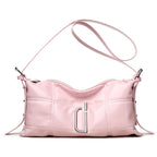 New Pillow Bag Oil Wax Leather Crack Soft Tote Crossbody