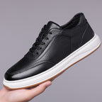 Casual Soft Leather Soft Bottom Men's Sneakers