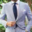 Men's Seersucker Striped Suit Two-piece Suit