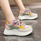 Dad Shoes Women's Summer And Autumn Raise The Bottom Color Matching