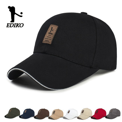 EDIKO Adjustable Trucker Cap Black One Size Fits Most