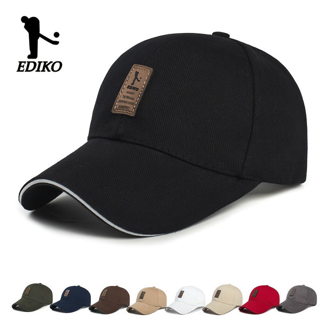 EDIKO Adjustable Trucker Cap Black One Size Fits Most