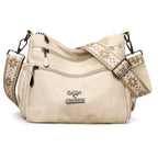 Fashion Shoulder Bag Women's Bag Large Capacity Soft Leather Textured Tote