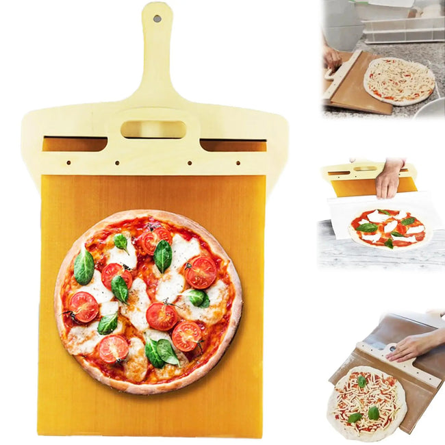 Kitchen Gadgets Sliding Pizza Shovel Non Stick Pizza Smooth Cutting Board Storage Transfer Board Kitchen Baking Tool Hover Image