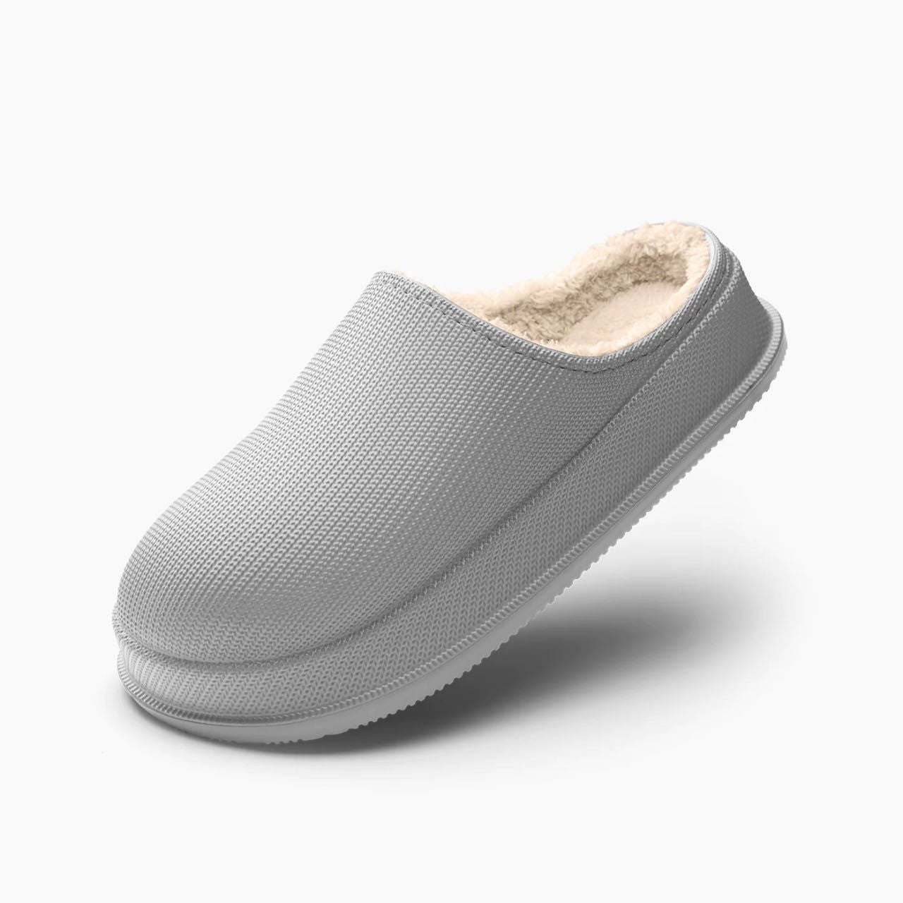 Large Size Men's And Women's Waterproof Non-slip Warm Cotton Slippers
