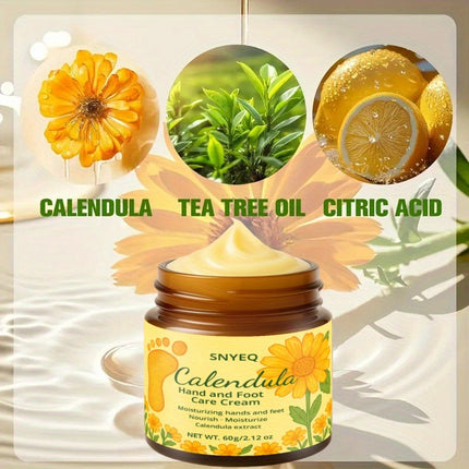 Calendula Hand And Foot Care Cream Hyaluronic Acid 1.76oz