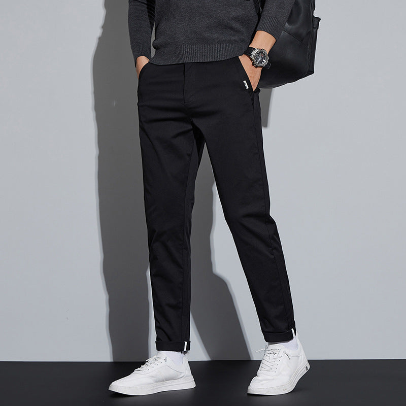 Combed Cotton Light Business Casual Pants Men