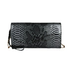 Contrast Color Serpentine Chain Shoulder Messenger Bag