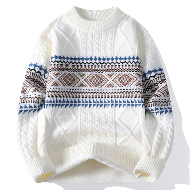 Autumn And Winter Fashion Trend Mock Neck Sweater Men Main Image