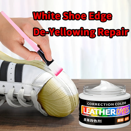 White Shoe Repair Cream Kit 30g With Sponge And Brush
