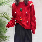 Western Style Loose Slimming Sweater Top