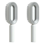 Self Cleaning Hair Brush For Women One-key Cleaning Hair Loss Airbag Massage Scalp Comb Anti-Static Hairbrush
