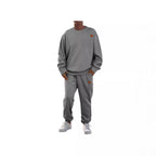 Men's Sports Casual Versatile Round Neck Sweater Set