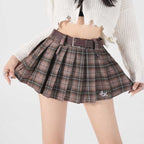 New High Waist American Retro A- Line Skirt Short