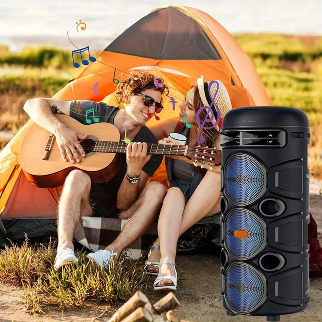 Portable Subwoofer Wireless Speaker Stereo TF Card FM Radio
