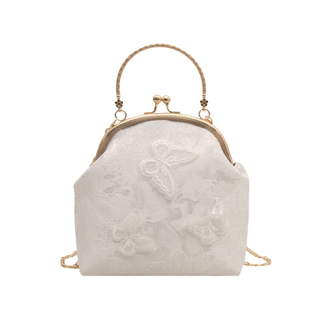 Women's Fabric Embroidered Chain Retro Messenger Bag Main Image