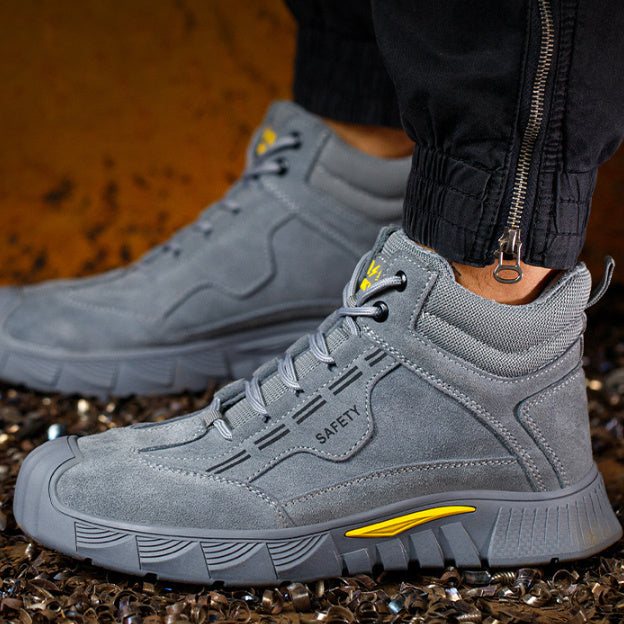 Men's Winter Plus Velvet Cotton Shoes High-top Mid-bang Velvet Warm-keeping And Cold-proof Hover Image