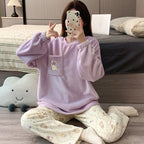 Women's Warm Loungewear Outer Wear Suit