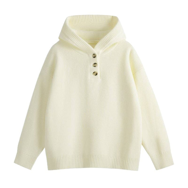 New Hooded Knitwear Sweater Men's Loose And Lazy Style Hover Image