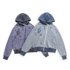 Autumn New American Retro Oblique Zipper Coat For Women