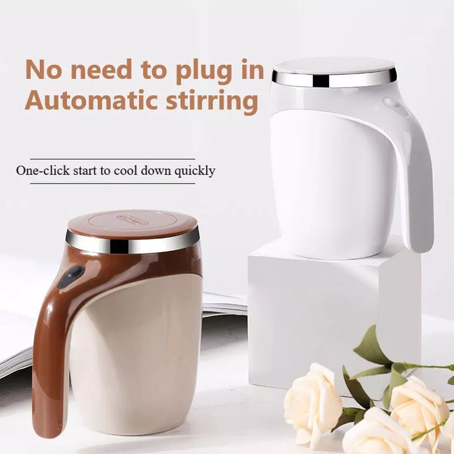Rechargeable Model Automatic Stirring Cup Coffee Cup High Value Electric Stirring Cup Lazy Milkshake Rotating Magnetic Water Cup Main Image