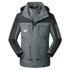 Outdoor Three-in-one Men's Assault Jacket Winter Thickened Couple Two-piece Set