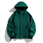 Spring And Autumn High-grade Simple Versatile Trench Coat Windproof Hood Jacket