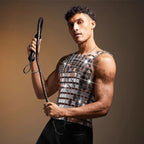 Performance Costume Acrylic Mirror Men's Top Vest