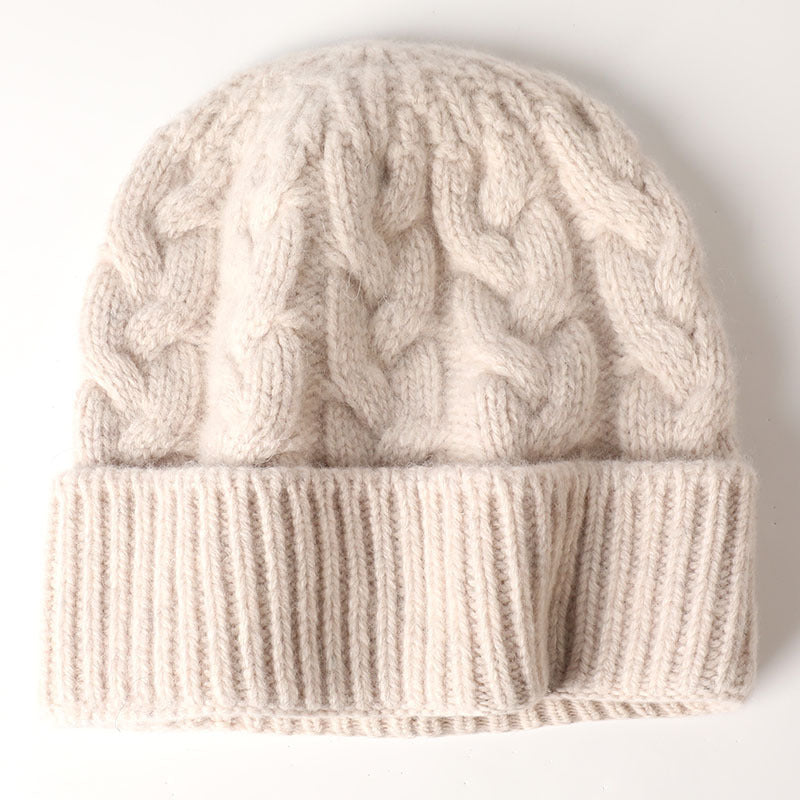 Men's And Women's Warm Thickened Men's Woolen Cap Outdoor Riding Cold-proof Ear Protection