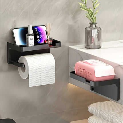 Self Adhesive Wall Mounted Toilet Paper Holder Rack