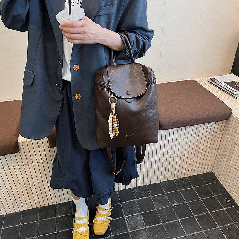 Personal Influencer Backpack New Fashion Retro Women Travel Bag