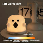 Home Decor Silicone Night Light Bedside Table Lamp LED Touch Sensor Lamp For Girl Bedrooms Living Room Decoration Kids Birthday Gift Halloween Decorations