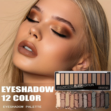 Womens Complete Makeup Kit 12 Eyeshadow Colors Foundation