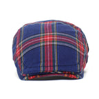 Retro Plaid Beret Men's And Women's Spring And Autumn Hat Casual Peaked Cap