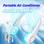 Rechargeable Neck Fan Hands Free USB Mini Fan Traveling Outdoor Sports Fans Portable Lazy Bladeless Hanging Neck Fan