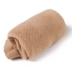 Latin Dance Caramel Open-toed Fishnet Stockings