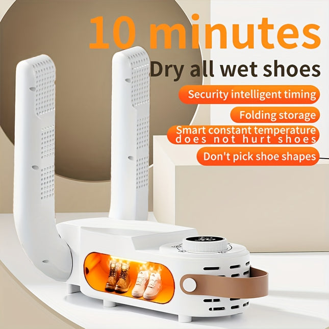 Shoe Dryer Auto Timer Folding Design 220V Deodorizing
