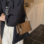 Women's Design Shoulder Messenger Bag High-grade Diamond Plaid