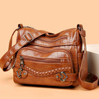 New Fashion Large Capacity Knitted Messenger Bag