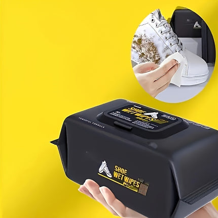 80 Pack Shoe Wipes Disposable Stain Removal For Shoes