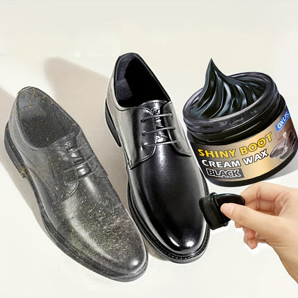 Shoe Care Kit Black Polishing Sponge For Faux Leather Goods
