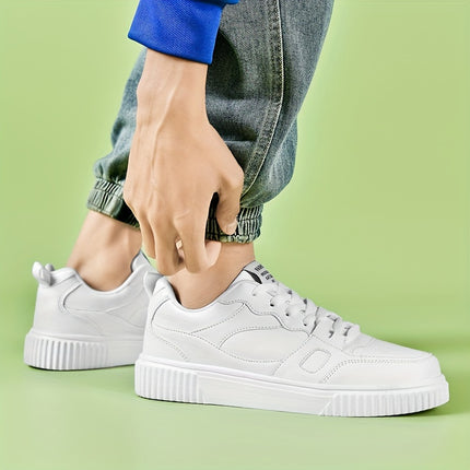 Mens Trendy Street Style Colour Block Skate Shoes Non Slip