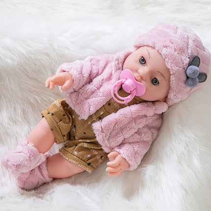 Realistic Reborn Baby Doll 12 Inch Hat Socks Pacifier Gift