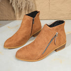 Suede European And American Style Women's Ankle Boots
