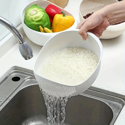 Multi Functional Kitchen Washing Basket With Drain Holes